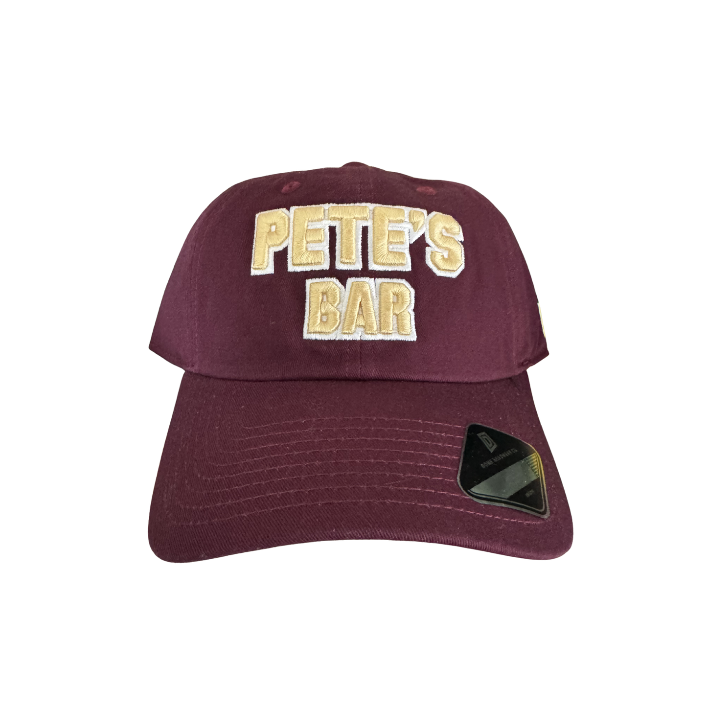 Pete's Bar Maroon Embroidered Hat