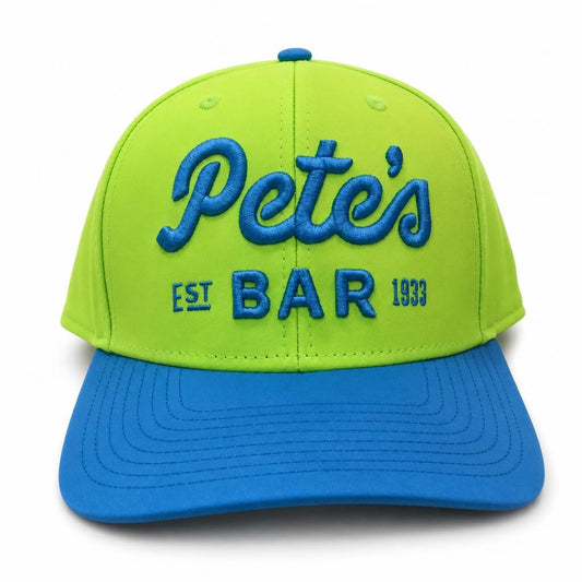 Neon Green & Blue OTTO Hat