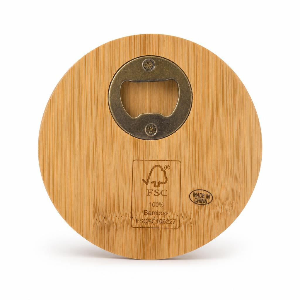 Wooden Coasters - alternate 1 view - official Pete's Bar merchandise