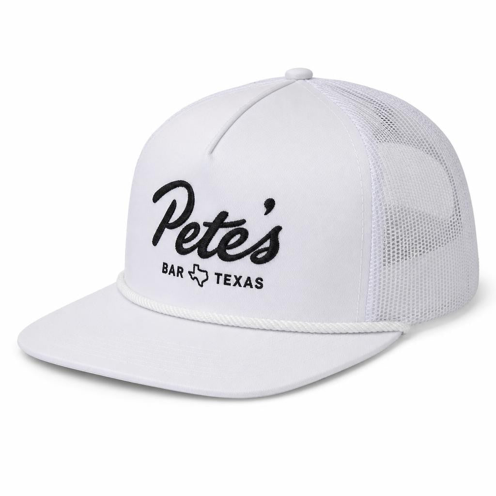 White Upside Down Pete's (Bar Pete's) - alternate 1 view - official Pete's Bar merchandise